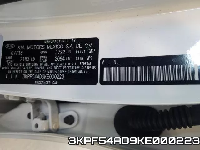 3KPF54AD9KE000223 фото 2