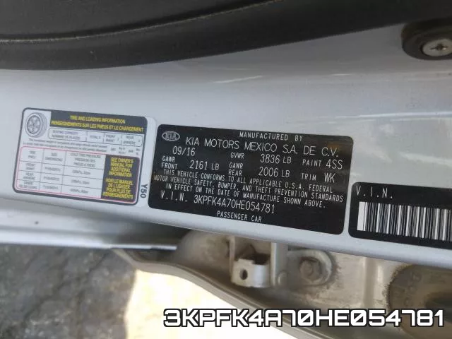 3KPFK4A70HE054781 фото 2