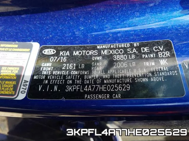 3KPFL4A77HE025629 фото 2