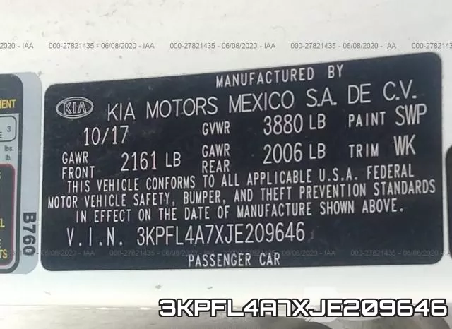 3KPFL4A7XJE209646 фото 10
