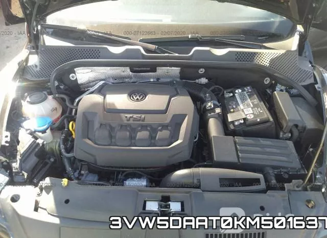 3VW5DAAT0KM501637 фото 2