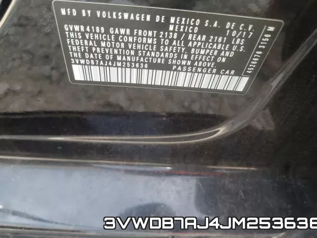 3VWDB7AJ4JM253636 фото 2