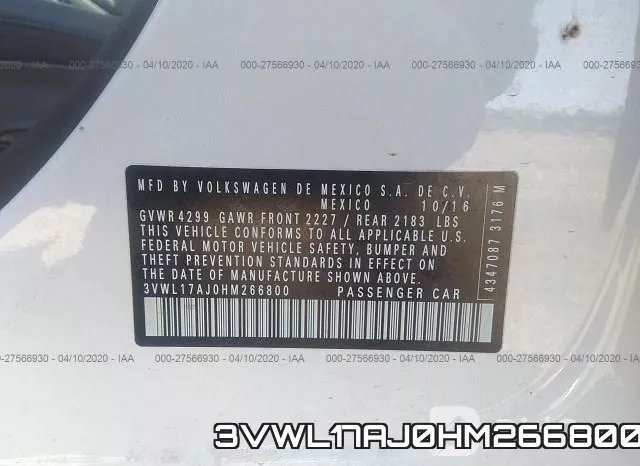3VWL17AJ0HM266800 фото 10