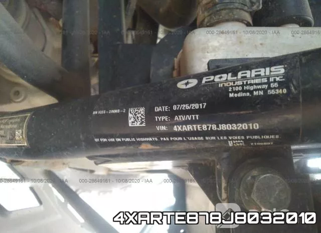 4XARTE878J8032010 фото 2