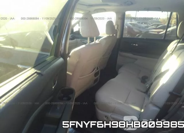 5FNYF6H98HB009985 фото 9