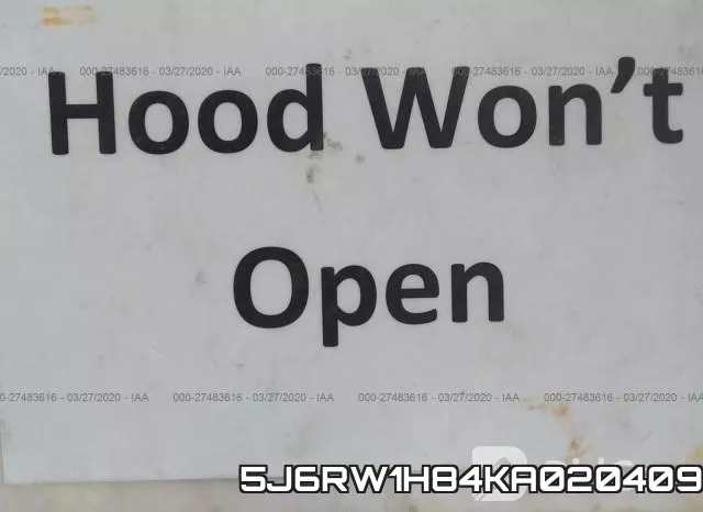 5J6RW1H84KA020409 фото 2