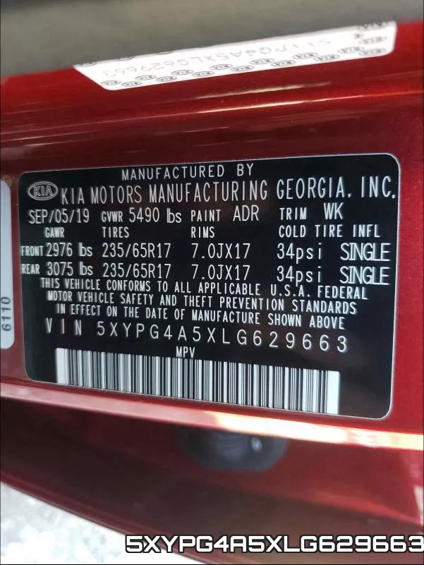 5XYPG4A5XLG629663 фото 2