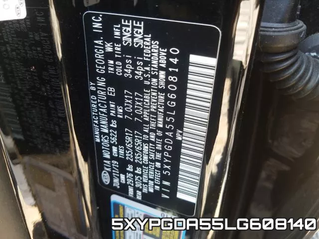 5XYPGDA55LG608140 фото 2