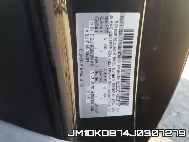 JM1DKDB74J0307279 фото 2