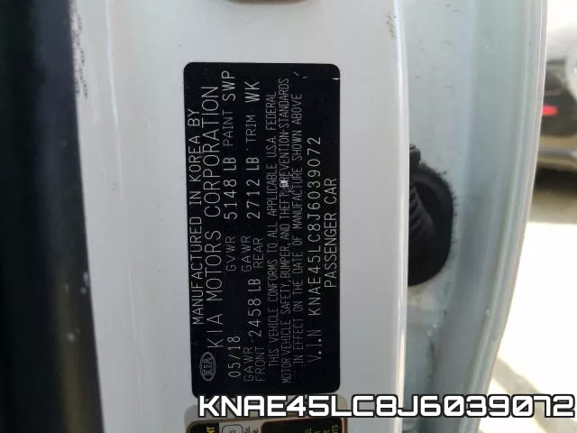KNAE45LC8J6039072 фото 2