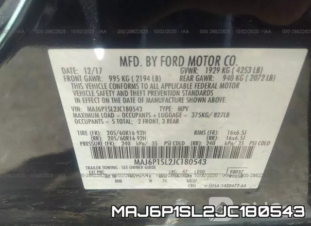 MAJ6P1SL2JC180543 фото 10