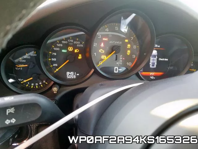 WP0AF2A94KS165326 фото 8