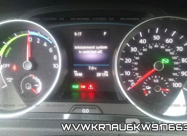 WVWKR7AU6KW917663 фото 8