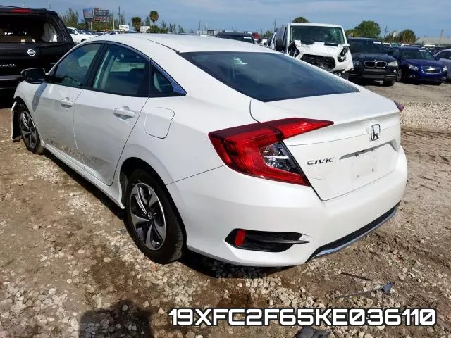 19XFC2F65KE036110 фото 4