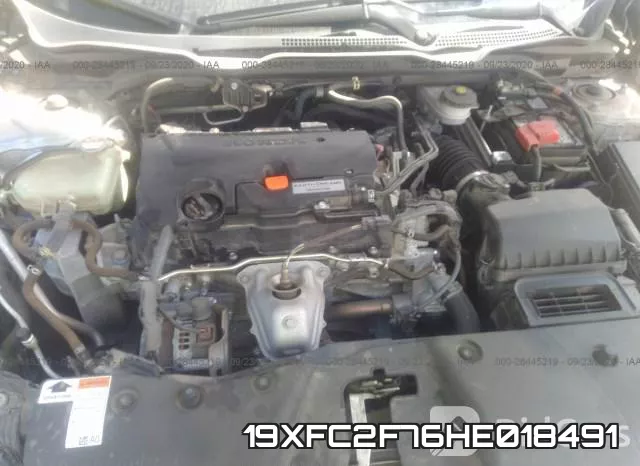 19XFC2F76HE018491 фото 2