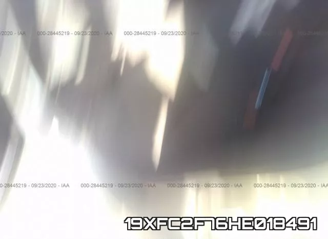 19XFC2F76HE018491 фото 9