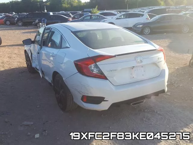 19XFC2F83KE045275 фото 4