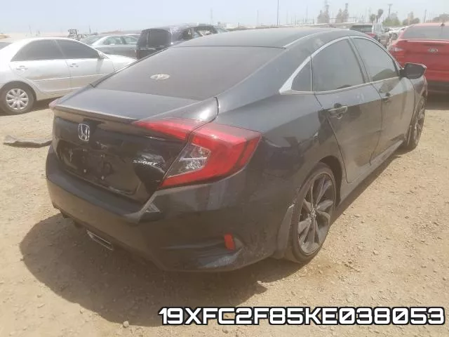 19XFC2F85KE038053 фото 5