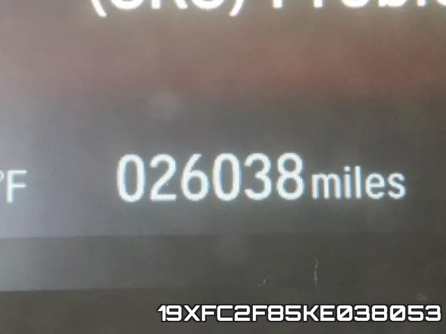 19XFC2F85KE038053 фото 9