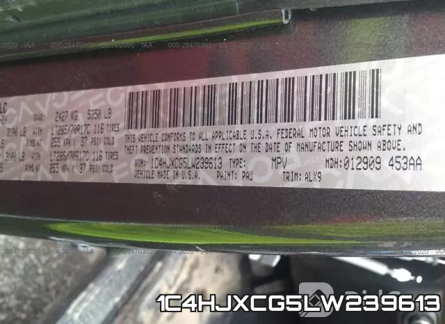 1C4HJXCG5LW239613 фото 10