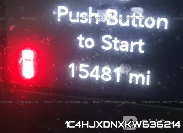 1C4HJXDNXKW636214 фото 8