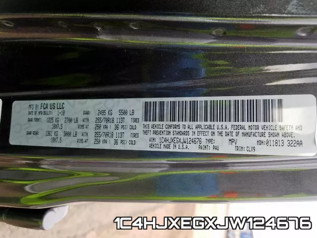 1C4HJXEGXJW124676 фото 2