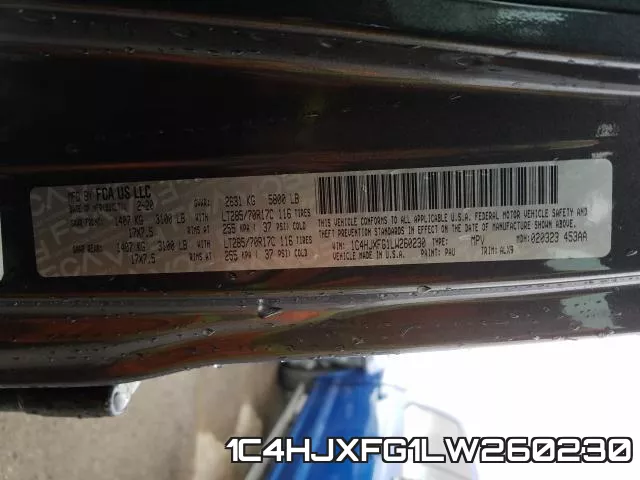 1C4HJXFG1LW260230 фото 2