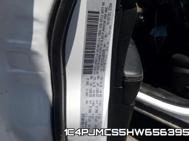 1C4PJMCS5HW656395 фото 2