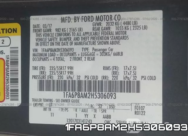 1FA6P8AM2H5306093 фото 10