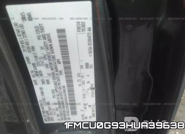 1FMCU0G93HUA39638 фото 10