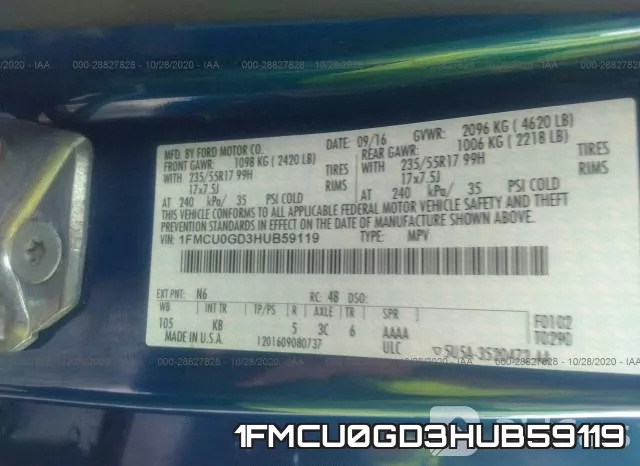 1FMCU0GD3HUB59119 фото 10