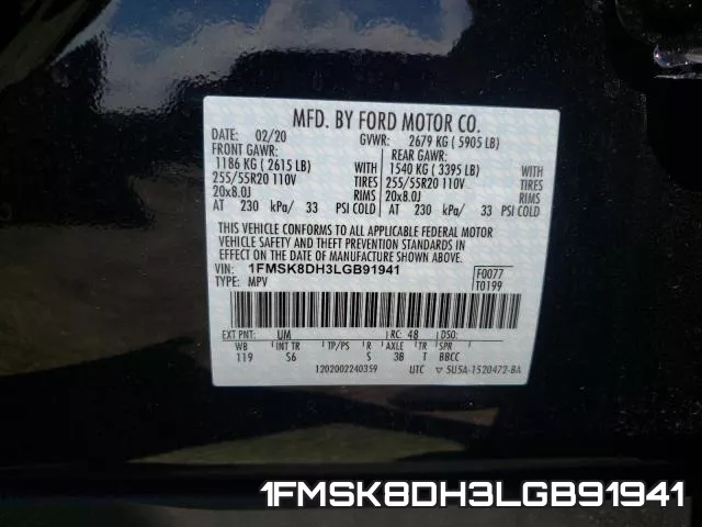 1FMSK8DH3LGB91941 фото 2