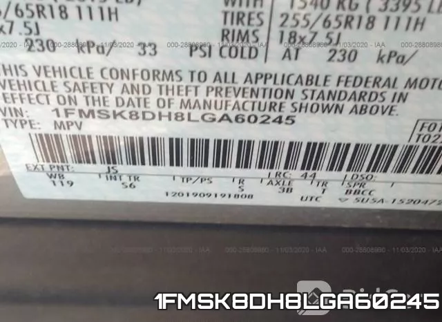 1FMSK8DH8LGA60245 фото 10