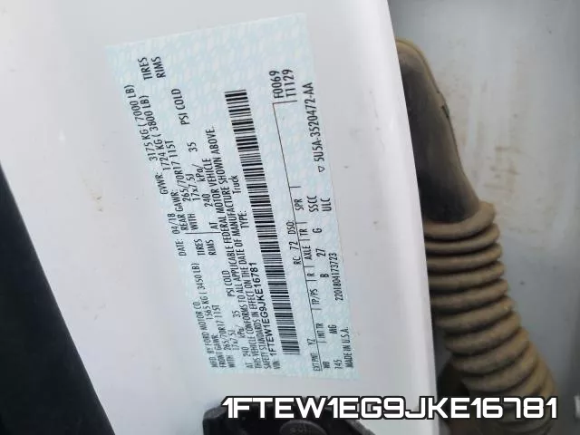 1FTEW1EG9JKE16781 фото 2