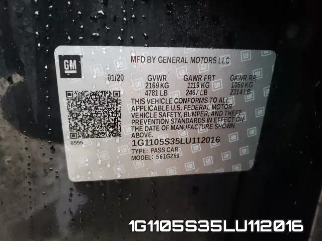 1G1105S35LU112016 фото 2