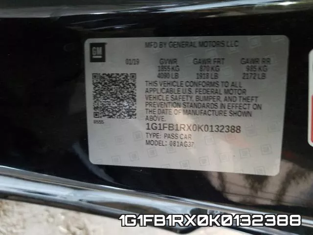 1G1FB1RX0K0132388 фото 2