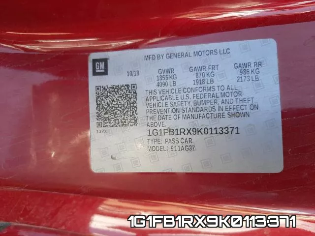 1G1FB1RX9K0113371 фото 2