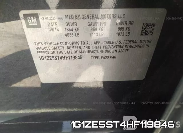 1G1ZE5ST4HF119846 фото 10