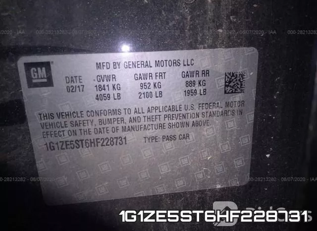 1G1ZE5ST6HF228731 фото 10