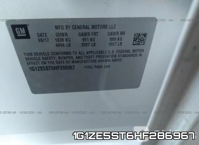 1G1ZE5ST6HF286967 фото 10