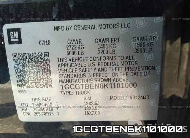 1GCGTBEN6K1101000 фото 10