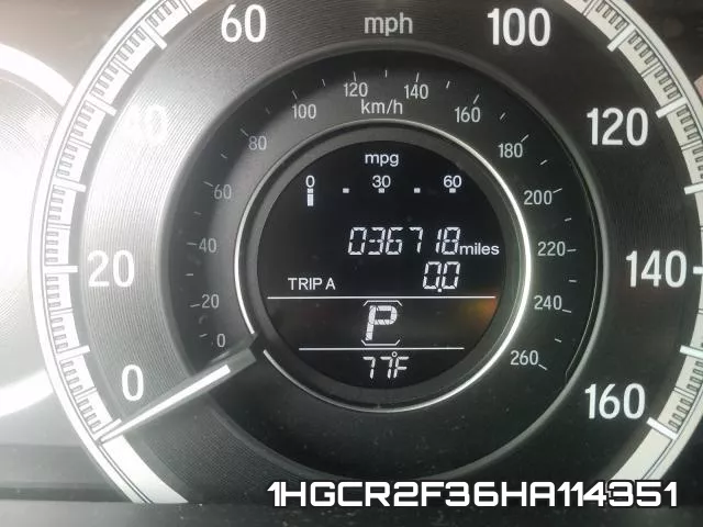 1HGCR2F36HA114351 фото 9