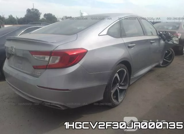 1HGCV2F30JA000735 фото 5