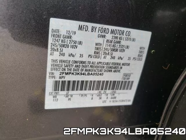 2FMPK3K94LBA05240 фото 2