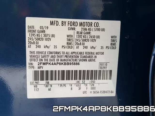 2FMPK4AP8KBB95886 фото 2