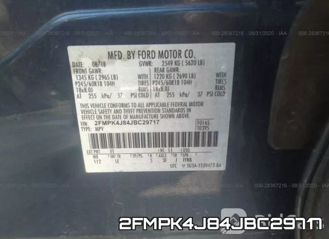 2FMPK4J84JBC29717 фото 10
