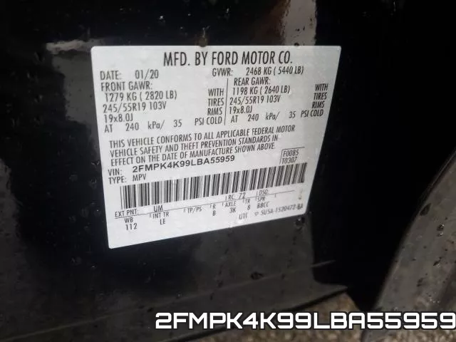 2FMPK4K99LBA55959 фото 2