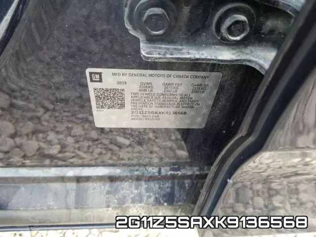 2G11Z5SAXK9136568 фото 2