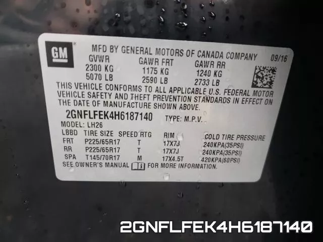 2GNFLFEK4H6187140 фото 2