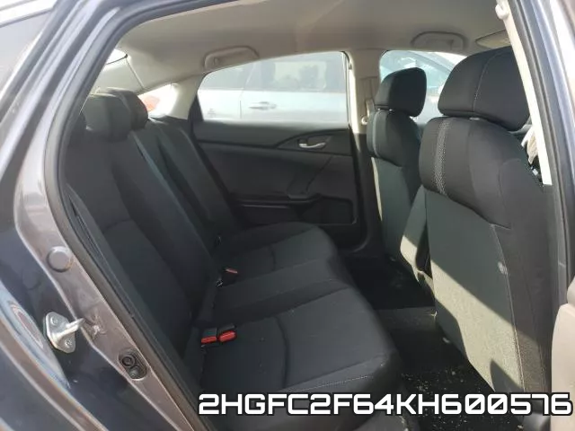 2HGFC2F64KH600576 фото 7